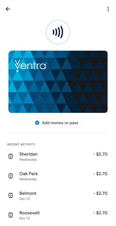 Your account is always safe and secure, leaving you free to add transit value, purchase passes, review purchases and more. . Ventra card balance